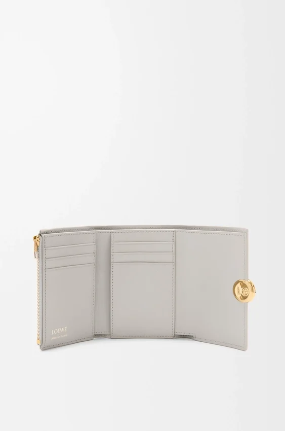 Pebble Small Vertical Wallet in Shiny Nappa Calfskin Pebble Small Vertical Wallet in Shiny Nappa Calfskin