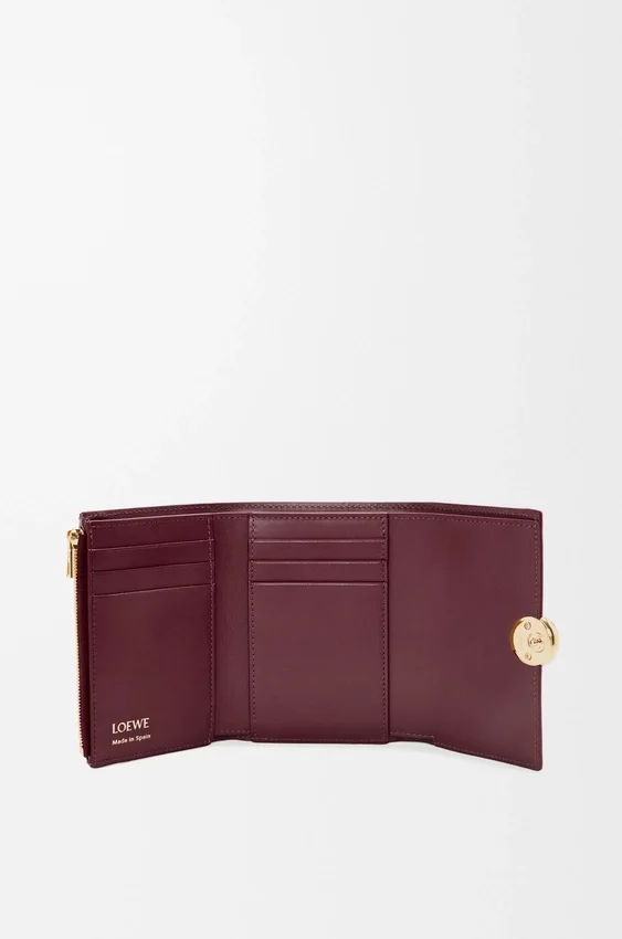 Pebble Small Vertical Wallet in Shiny Nappa Calfskin Pebble Small Vertical Wallet in Shiny Nappa Calfskin