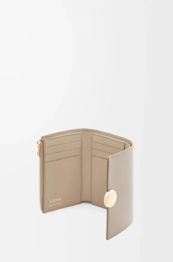 Pebble Small Vertical Wallet in Shiny Nappa Calfskin Pebble Small Vertical Wallet in Shiny Nappa Calfskin