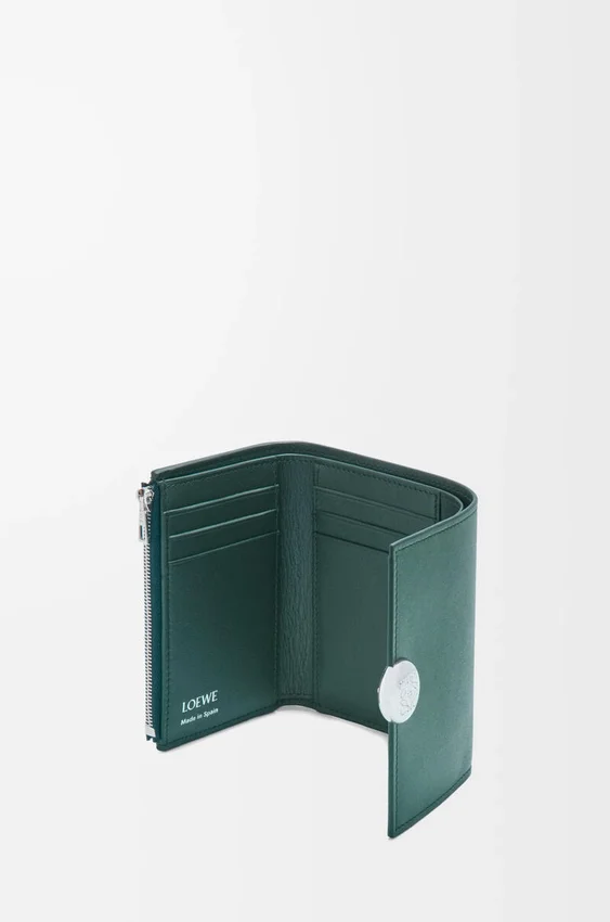 Pebble Small Vertical Wallet in Shiny Nappa Calfskin Pebble Small Vertical Wallet in Shiny Nappa Calfskin