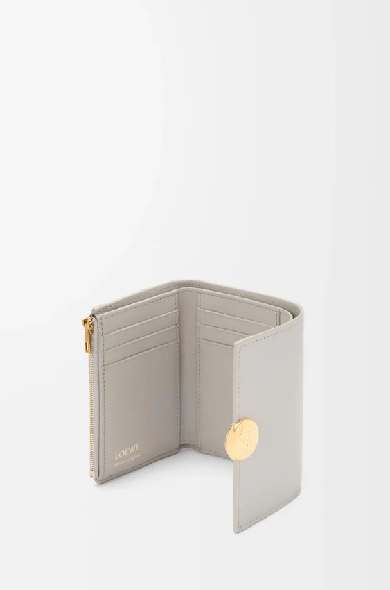 Pebble Small Vertical Wallet in Shiny Nappa Calfskin Pebble Small Vertical Wallet in Shiny Nappa Calfskin