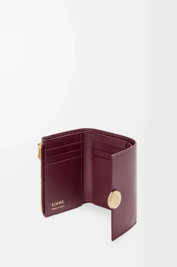 Pebble Small Vertical Wallet in Shiny Nappa Calfskin Pebble Small Vertical Wallet in Shiny Nappa Calfskin