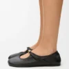Pebble Soft Ballerina in Nappa Lambskin