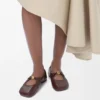 Pebble Soft Ballerina in Nappa Lambskin
