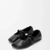 Pebble Soft Ballerina in Nappa Lambskin