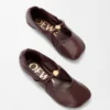 Pebble Soft Ballerina in Nappa Lambskin