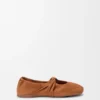 Pebble Soft Ballerina in Suede Goatskin