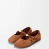 Pebble Soft Ballerina in Suede Goatskin