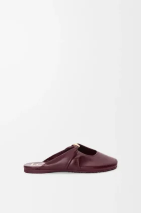 Pebble Soft Mule in Nappa Lambskin