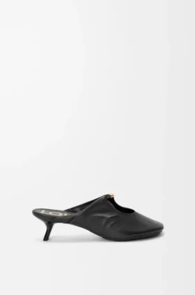 Pebble Soft Mule in Nappa Lambskin