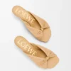 Pebble Soft Slide in Raffia-Effect Fabric Pebble Soft Slide in Raffia-Effect Fabric