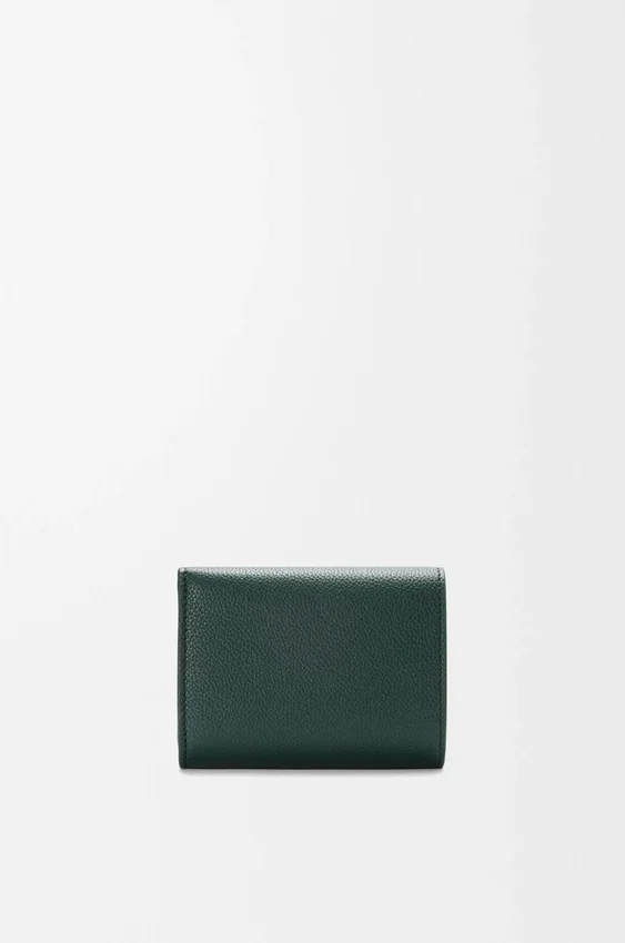 Pebble Trifold Wallet in Pebble Grained Calfskin Pebble Trifold Wallet in Pebble Grained Calfskin