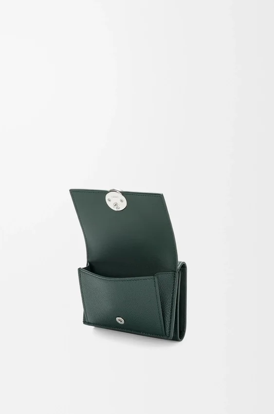 Pebble Trifold Wallet in Pebble Grained Calfskin Pebble Trifold Wallet in Pebble Grained Calfskin