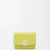 Pebble Trifold Wallet in Shiny Nappa Calfskin Pebble Trifold Wallet in Shiny Nappa Calfskin