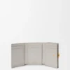 Pebble Trifold Wallet in Shiny Nappa Calfskin Pebble Trifold Wallet in Shiny Nappa Calfskin