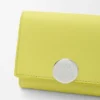 Pebble Trifold Wallet in Shiny Nappa Calfskin Pebble Trifold Wallet in Shiny Nappa Calfskin