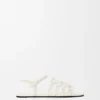 Petal Anagram Sandal in Calfskin Petal Anagram Sandal in Calfskin