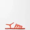 Petal Anagram Sandal in Calfskin Petal Anagram Sandal in Calfskin