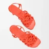 Petal Anagram Sandal in Calfskin Petal Anagram Sandal in Calfskin
