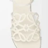 Petal Anagram Sandal in Calfskin Petal Anagram Sandal in Calfskin