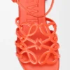 Petal Anagram Sandal in Calfskin Petal Anagram Sandal in Calfskin
