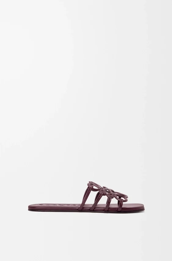 Petal Anagram Slide in Calfskin Petal Anagram Slide in Calfskin