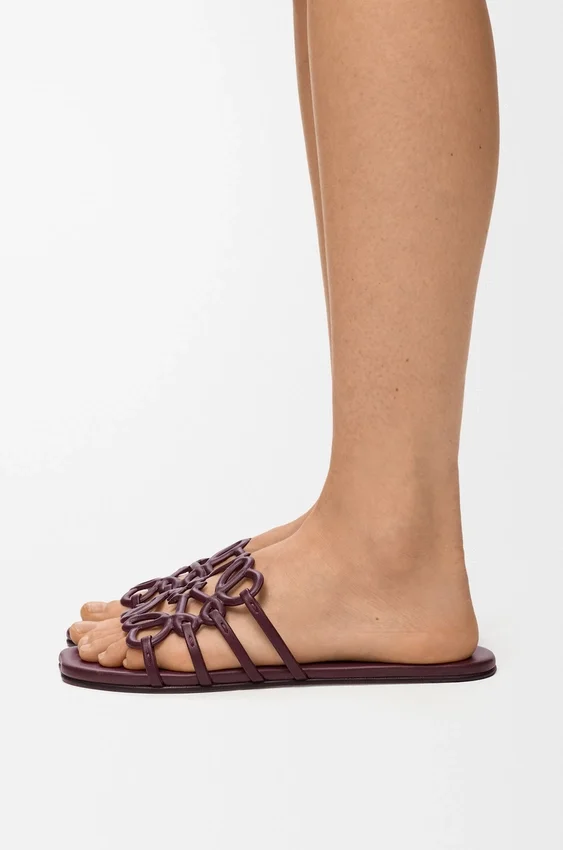 Petal Anagram Slide in Calfskin Petal Anagram Slide in Calfskin