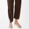 Petal Anagram Slide in Laminated Lambskin Petal Anagram Slide in Laminated Lambskin