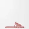 Petal Anagram Slide in Rhinestone-Embellished Suede Petal Anagram Slide in Rhinestone-Embellished Suede