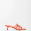 Petal Anagram Slide in Soft Calfskin Petal Anagram Slide in Soft Calfskin