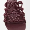 Petal Anagram Slide in Soft Calfskin Petal Anagram Slide in Soft Calfskin