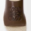 Petal Espadrille Platform Slide in Vegetable-Tanned Calfskin Petal Espadrille Platform Slide in Vegetable-Tanned Calfskin