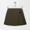 Pleated Mini Skirt in Cotton Blend Pleated Mini Skirt in Cotton Blend