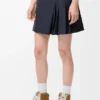 Pleated Mini Skirt in Cotton Blend Pleated Mini Skirt in Cotton Blend
