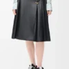 Pleated Skirt in Nappa Lambskin Pleated Skirt in Nappa Lambskin