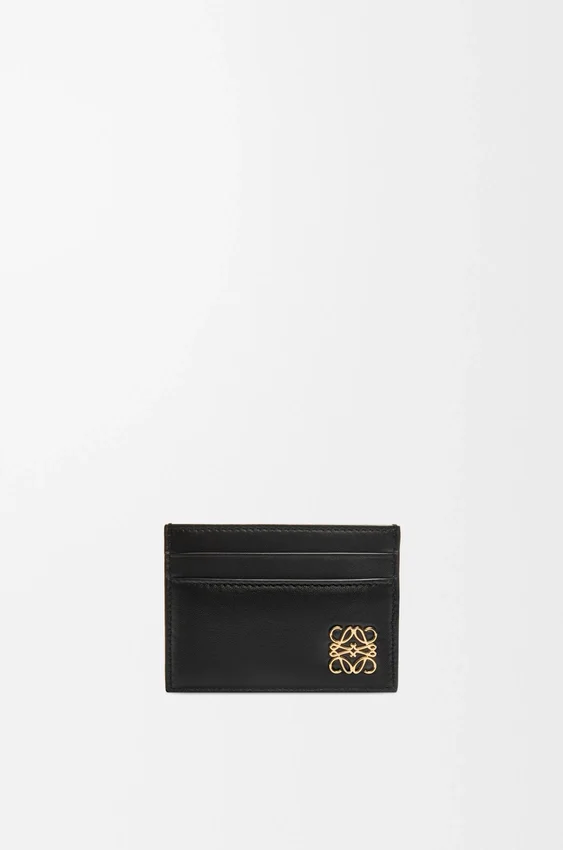 Puffer Anagram Plain Cardholder in Shiny Nappa Calfskin Puffer Anagram Plain Cardholder in Shiny Nappa Calfskin