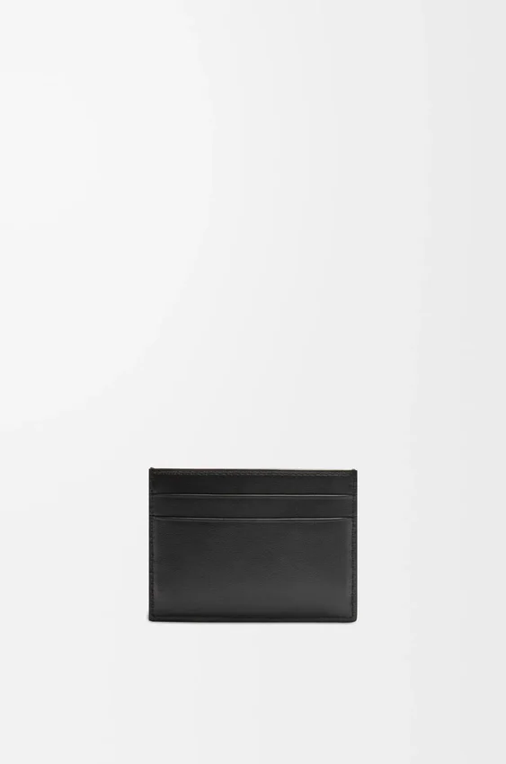 Puffer Anagram Plain Cardholder in Shiny Nappa Calfskin Puffer Anagram Plain Cardholder in Shiny Nappa Calfskin