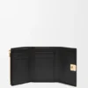 Puffer Anagram Small Vertical Wallet in Shiny Nappa Calfskin Puffer Anagram Small Vertical Wallet in Shiny Nappa Calfskin