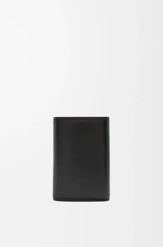 Puffer Anagram Small Vertical Wallet in Shiny Nappa Calfskin Puffer Anagram Small Vertical Wallet in Shiny Nappa Calfskin