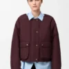 Puffer in Shearling and Cotton Blend Puffer in Shearling and Cotton Blend