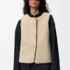 Puffer in Shearling and Cotton Blend Puffer in Shearling and Cotton Blend