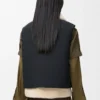 Puffer Vest in Shearling and Cotton Blend Puffer Vest in Shearling and Cotton Blend