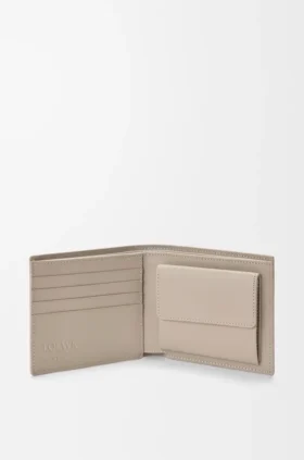 Puzzle Bifold Coin Wallet in Classic Calfskin