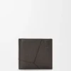 Puzzle Bifold Coin Wallet in Supple Grained Calfskin Puzzle Bifold Coin Wallet in Supple Grained Calfskin