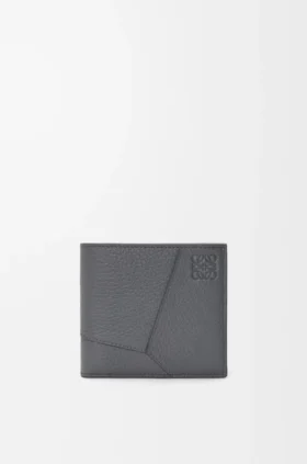 Puzzle Bifold Coin Wallet in Supple Grained Calfskin Puzzle Bifold Coin Wallet in Supple Grained Calfskin