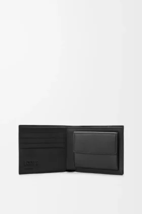 Puzzle Bifold Coin Wallet in Supple Grained Calfskin Puzzle Bifold Coin Wallet in Supple Grained Calfskin