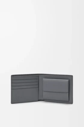 Puzzle Bifold Coin Wallet in Supple Grained Calfskin Puzzle Bifold Coin Wallet in Supple Grained Calfskin