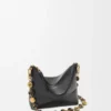 Puzzle Fold Pouch in Shiny Nappa Calfskin Puzzle Fold Pouch in Shiny Nappa Calfskin