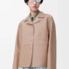 Pyjama Blouse in Nappa Lambskin