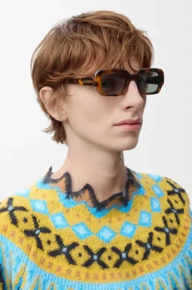 Rectangular Slim Sunglasses